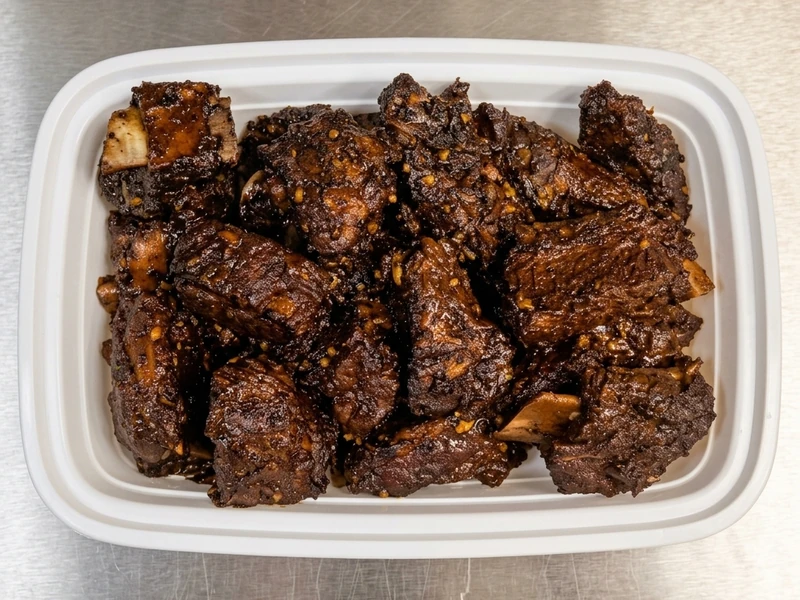 Dry Garlic Spare Ribs Chinese takeout at Spring Wok Express Hamilton East